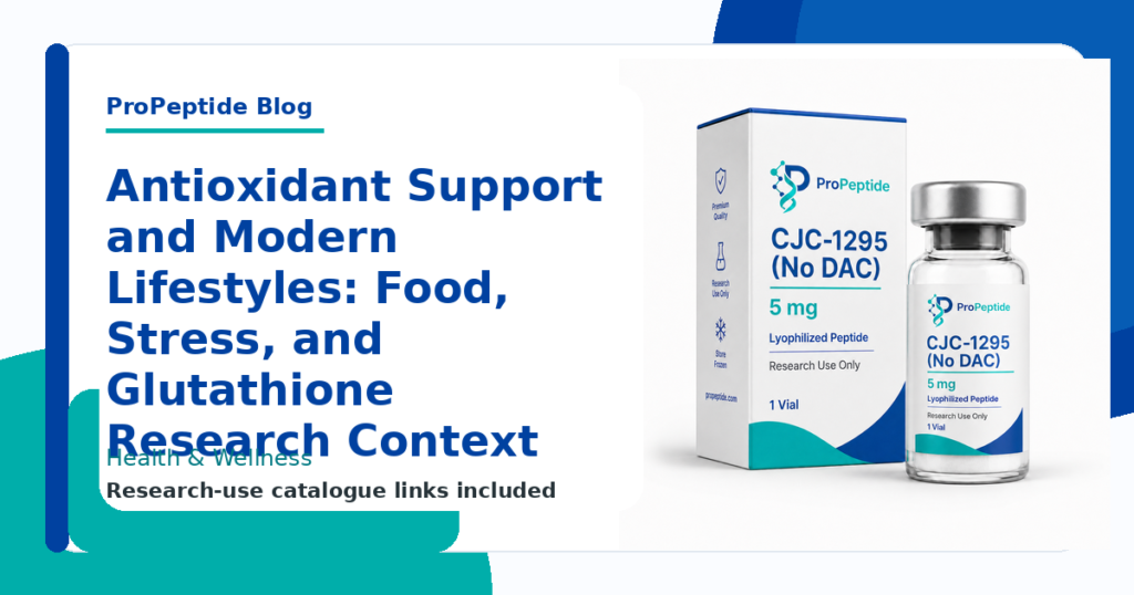 Antioxidant Support and Modern Lifestyles: Food, Stress, and Glutathione Research Context