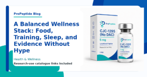 A Balanced Wellness Stack: Food, Training, Sleep, and Evidence Without Hype