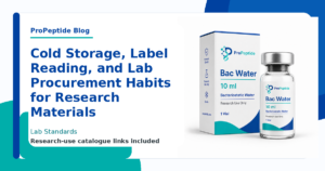 Cold Storage, Label Reading, and Lab Procurement Habits for Research Materials
