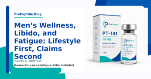 Men’s Wellness, Libido, and Fatigue: Lifestyle First, Claims Second