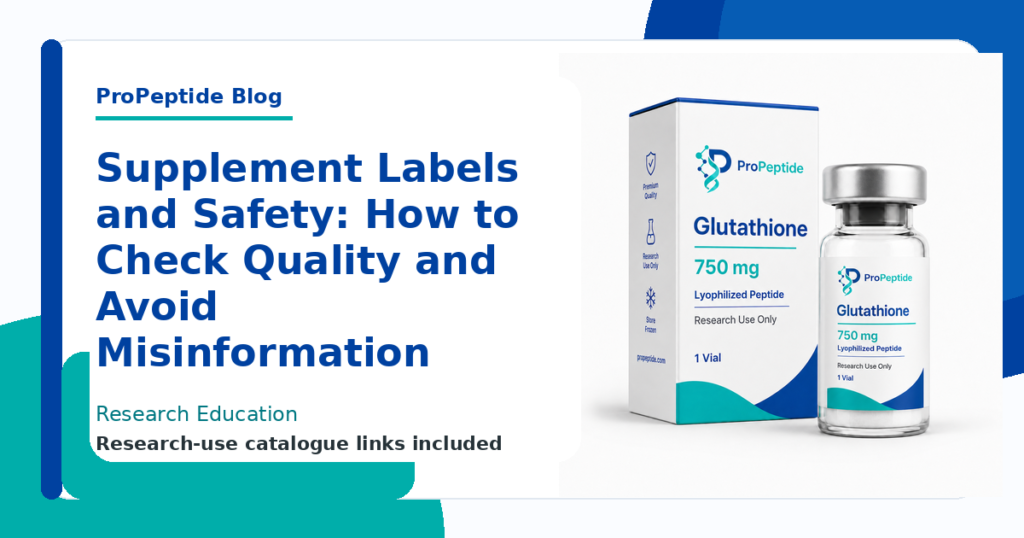 Supplement Labels and Safety: How to Check Quality and Avoid Misinformation