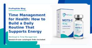 Time Management for Health: How to Build a Daily Routine That Supports Energy