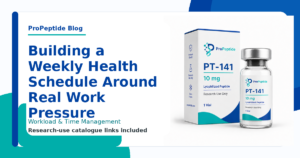 Building a Weekly Health Schedule Around Real Work Pressure